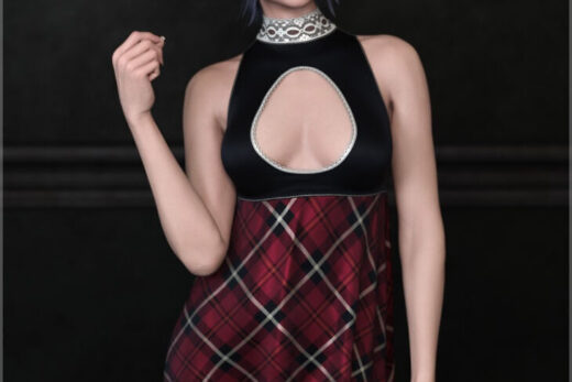 DForce Lacy Babydoll Dress Genesis