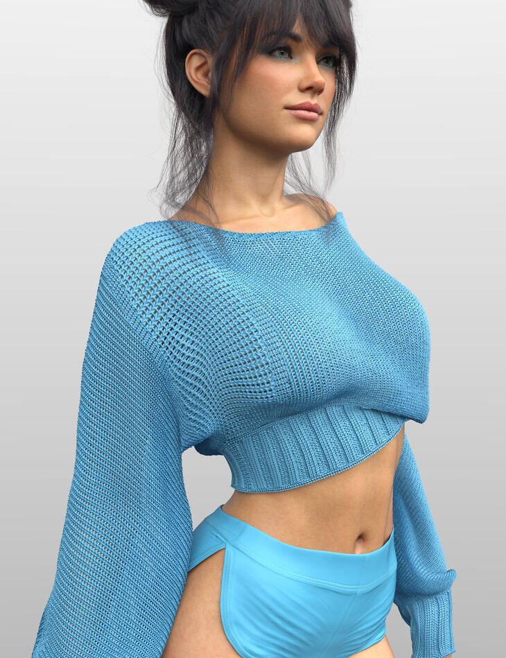 DForce X Fashion Overclock Comfort Outfit for Genesis 9 and 8 Female