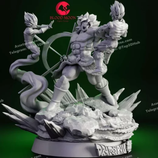 Kalakoman Broly Diorama BloodMoon