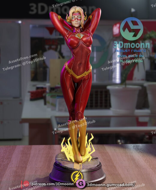 3Dmoonn DC Lady Flash