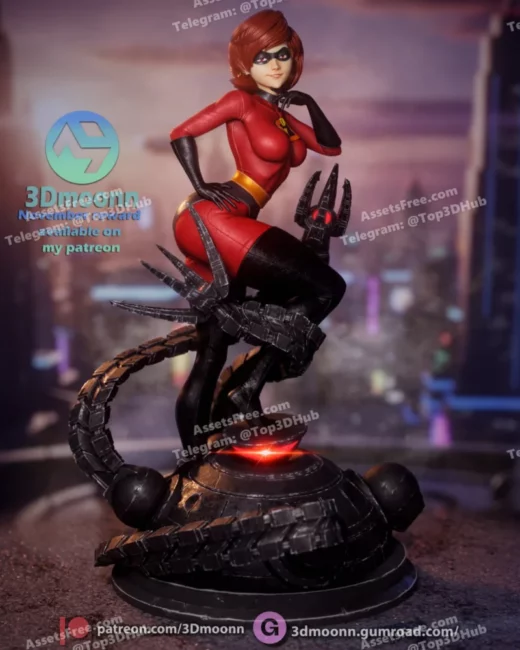 3Dmoonn Incredibles Elastigirl