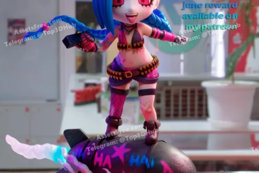 3Dmoonn Jinx Chibi