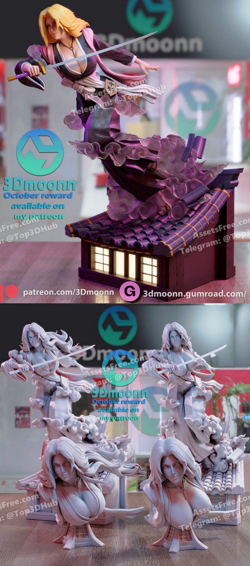 3Dmoonn_Matsumoto – STL 3D Print Model | AssetsFree.com 3Dmoonn Matsumoto