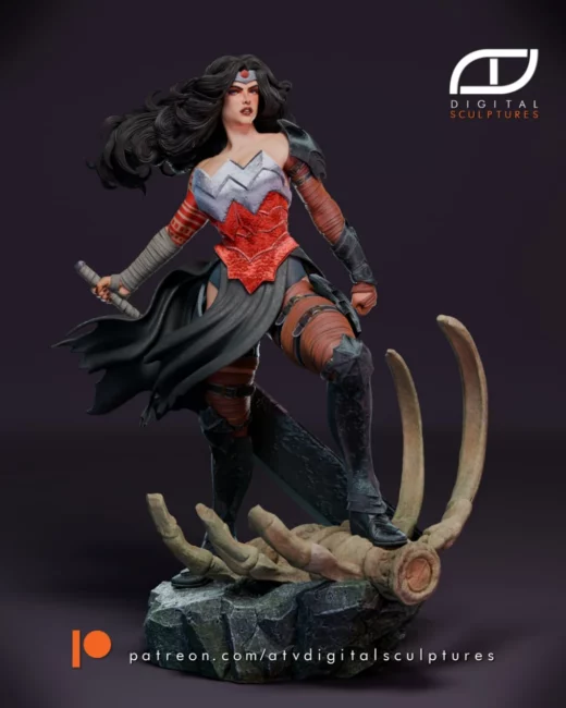 ATV Digital Sculptures Wonder Woman Absolute
