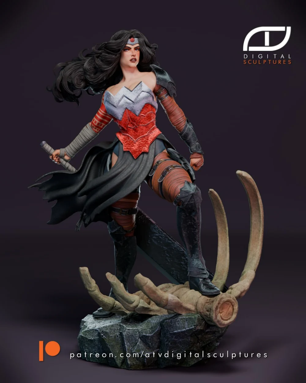 ATV Digital Sculptures Wonder Woman Absolute