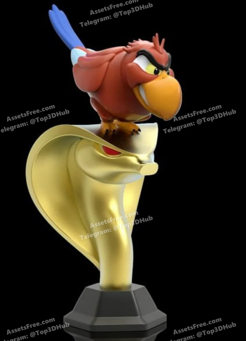 Aladdin – Iago – STL 3D Print Model | AssetsFree.com Aladdin Iago