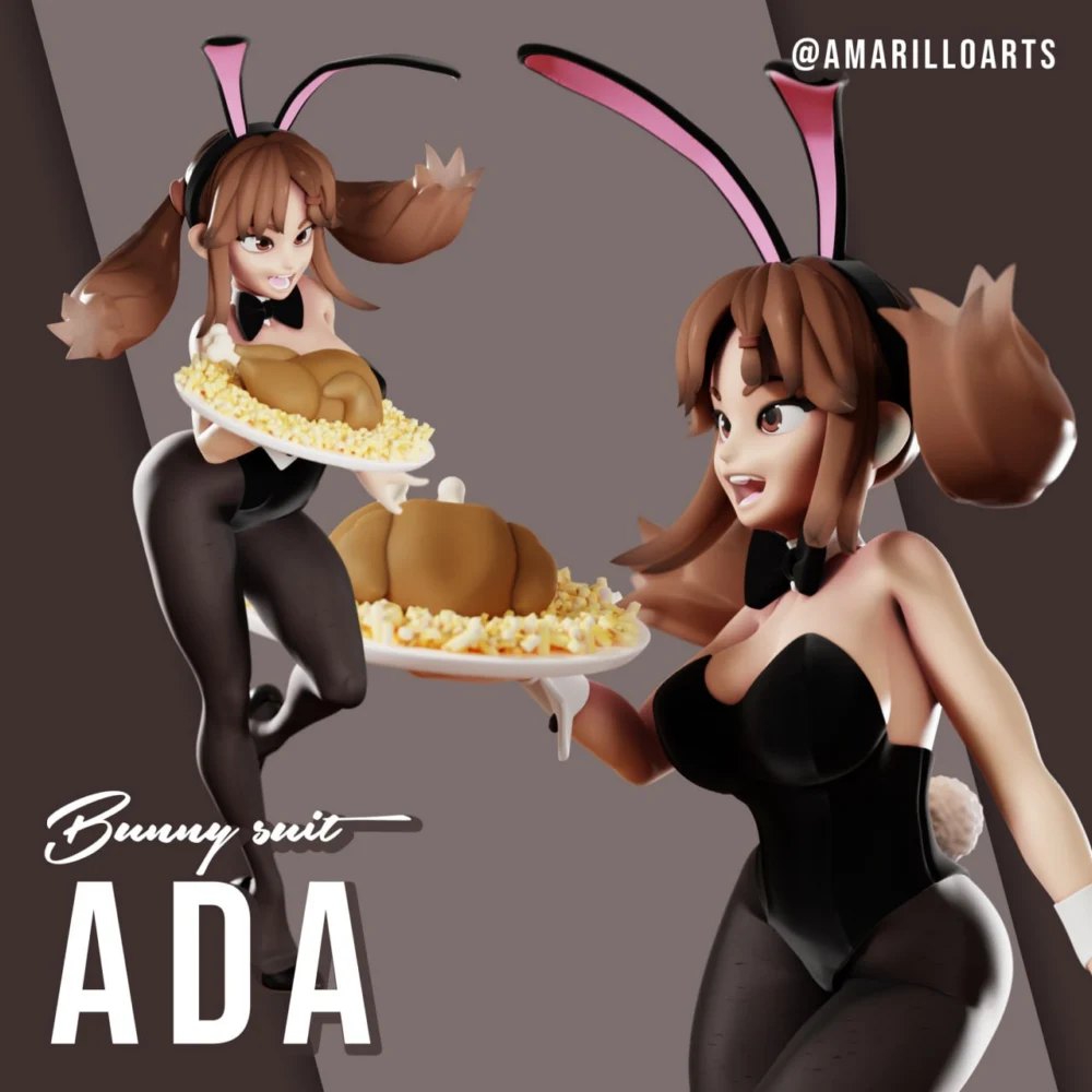 AmarilloArts 2022 03 Bunny Suit Ada