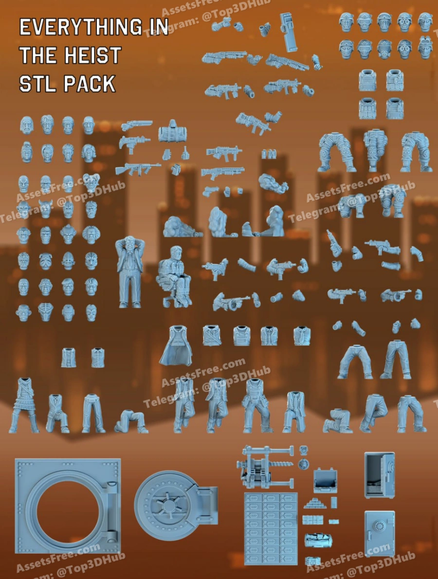 Anvil Digital Forge – The Heist KS – STL 3D Print Model | AssetsFree.com Anvil Digital Forge The Heist KS