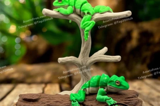 Articulated+Tree+Frog+Optional+8mm+Glass+Eyes