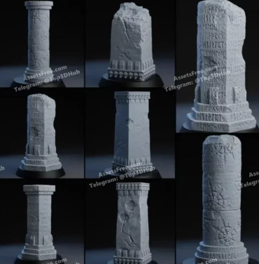 Artifex Maho Terrain BrokenPillarSpike