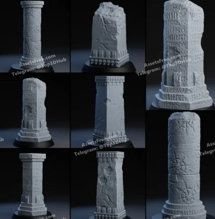 Artifex Maho Terrain BrokenPillarSpike