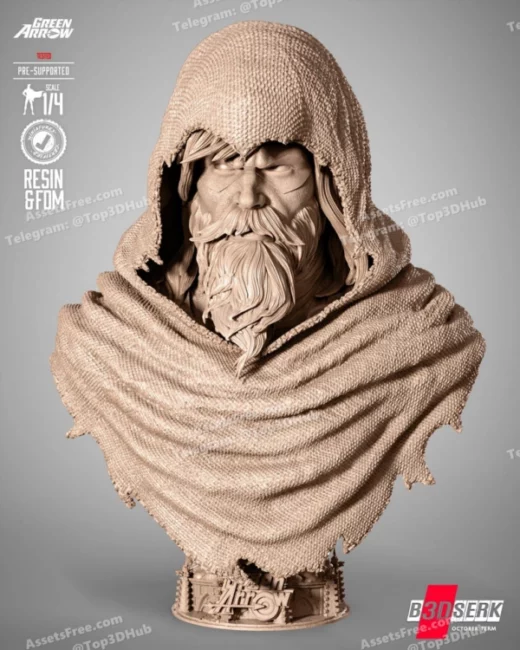 B3DSERK October Term 2025 Green Arrow Vampire Hunter Portrait Bust