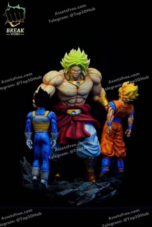 BrolyVSgokuyvegeta olimpo3d