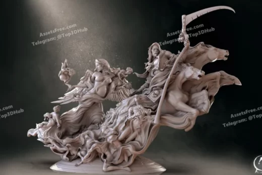 CA.Sculpts Ouroboros the Cycle of Life