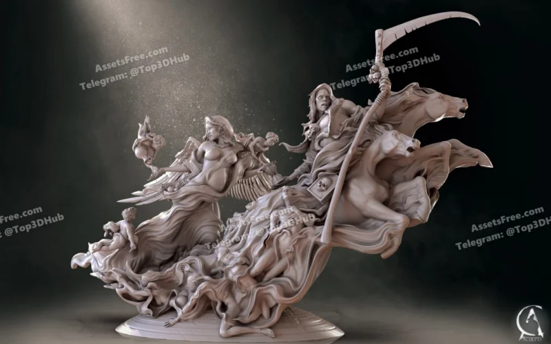 CA.Sculpts Ouroboros the Cycle of Life