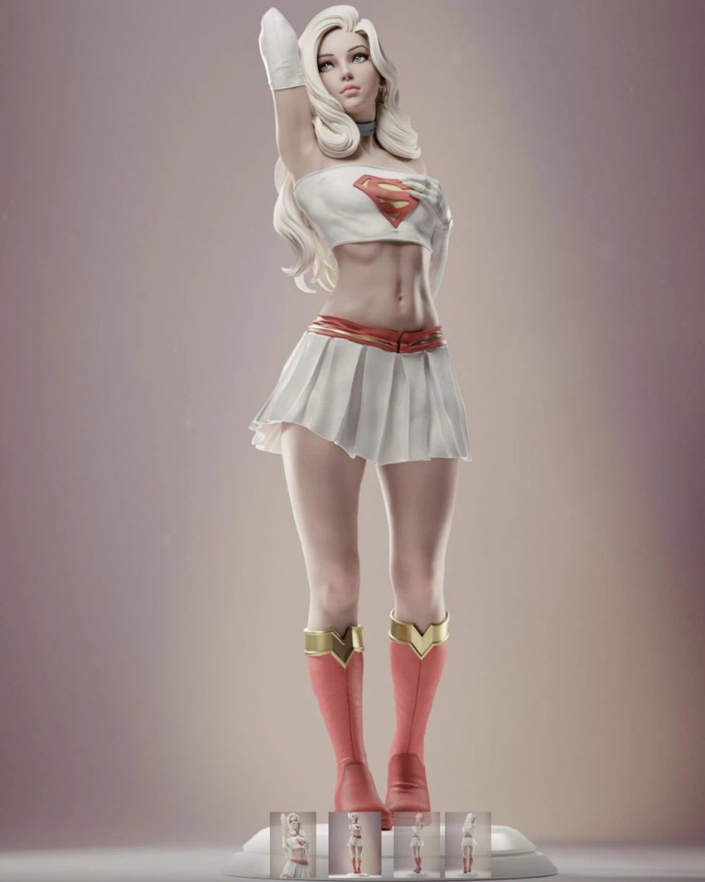 CA3D Supergirl – STL 3D Print Model | AssetsFree.com CA3D Supergirl