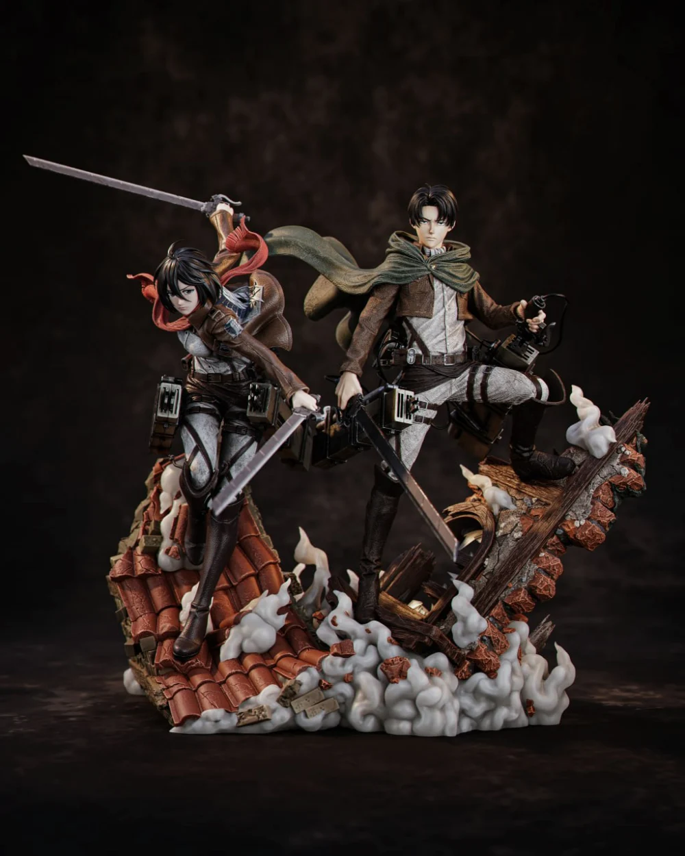 CA 3D Studios Mikasa and Levi Diorama