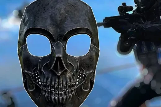 Call of Duty Modern Warfare 3 Ghost Operator Skull Mask