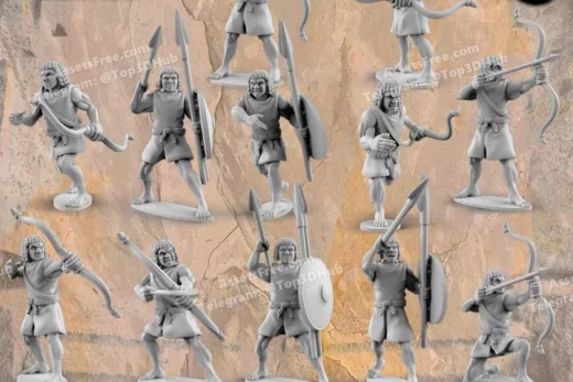 Carthagenian Numidian Archers and Javelin Throwers