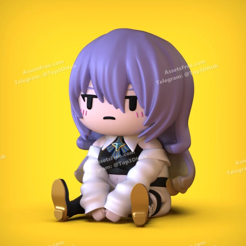 Chibi – Moona – STL 3D Print Model | AssetsFree.com Chibi Moona