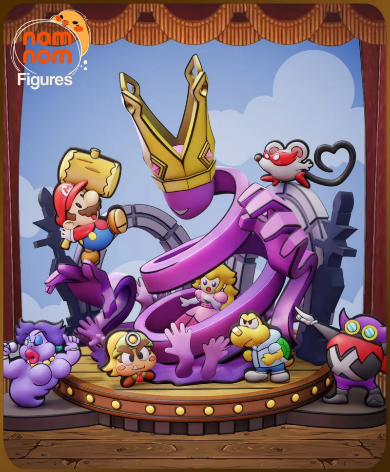 Chibi Paper Mario – STL 3D Print Model | AssetsFree.com Chibi Paper Mario