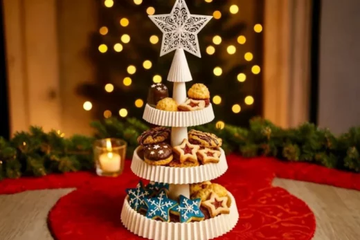 Christmas tree tower for candies