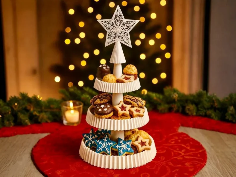 Christmas tree tower for candies – STL 3D Print Model | AssetsFree.com Christmas tree tower for candies