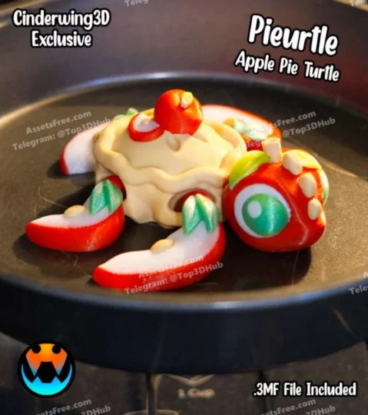 Cinderwing3D+Apple+Pie+Turtle