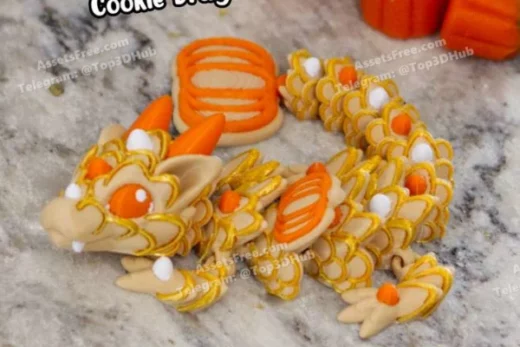 Cinderwing3D+BABY+Pumpkin+Spice+Cookie+Dragon