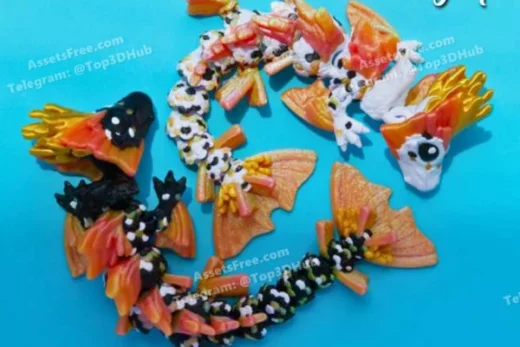 Cinderwing3D+Baby+Koi+Dragon