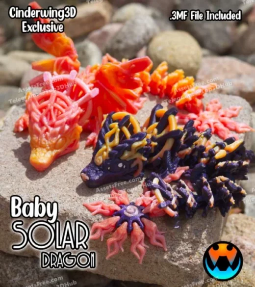 Cinderwing3D+Baby+Solar+Dragon+