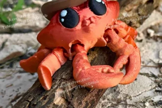 Cinderwing3D+Cowboy+Crab