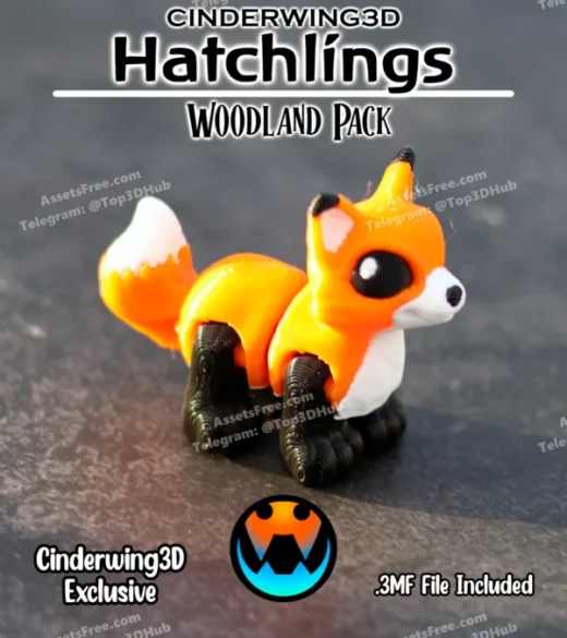 Cinderwing3D+Fox+Hatchling