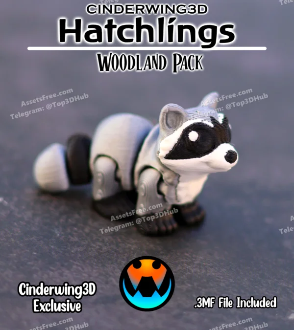 Cinderwing3D+Racoon+Hatchling