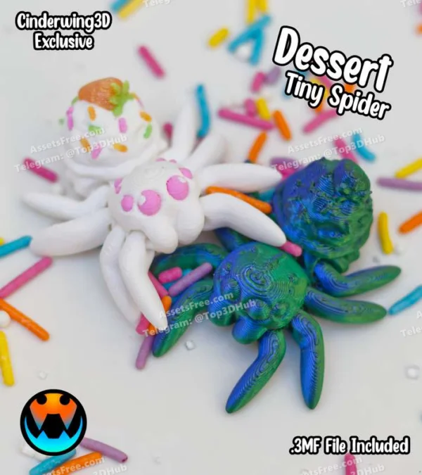 Cinderwing3D+Tiny+Spider+Dessert