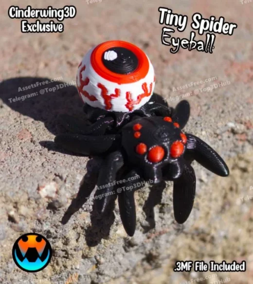 Cinderwing3D+Tiny+Spider+Eyeball