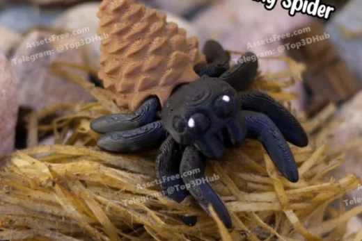 Cinderwing3D+Tiny+Spider+Pinecone
