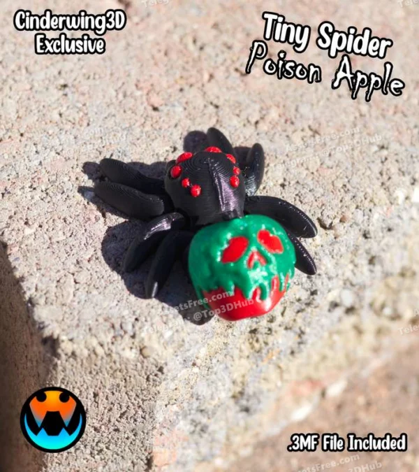 Cinderwing3D+Tiny+Spider+Posion+Apple