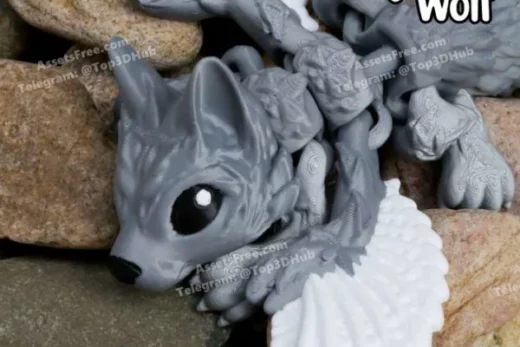 Cinderwing3D+Tiny+Winged+Wolf