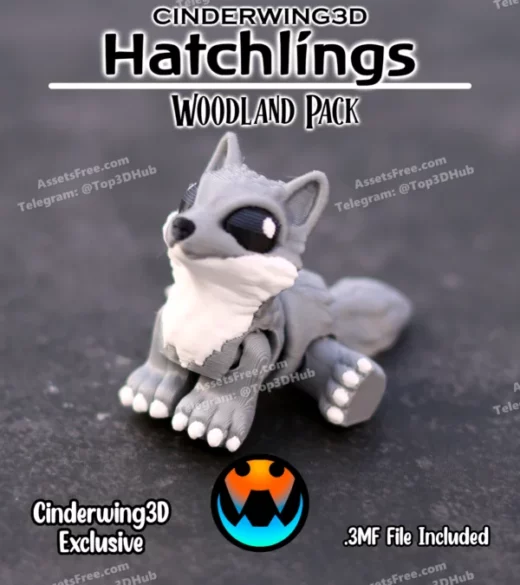 Cinderwing3D+Wolf+Hatchling