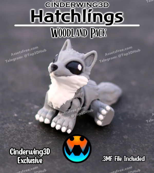 Cinderwing3D+Wolf+Hatchling