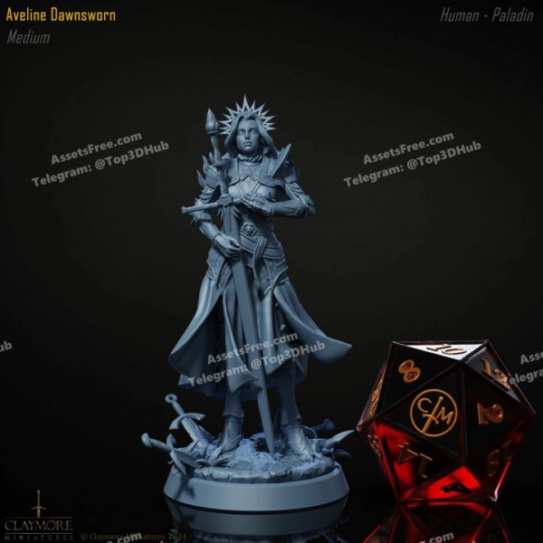 Claymore – 24-01 – Aveline Dawnsworn – STL 3D Print Model | AssetsFree.com Claymore 24 01 Aveline Dawnsworn
