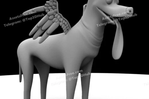 Coco Dante with wings