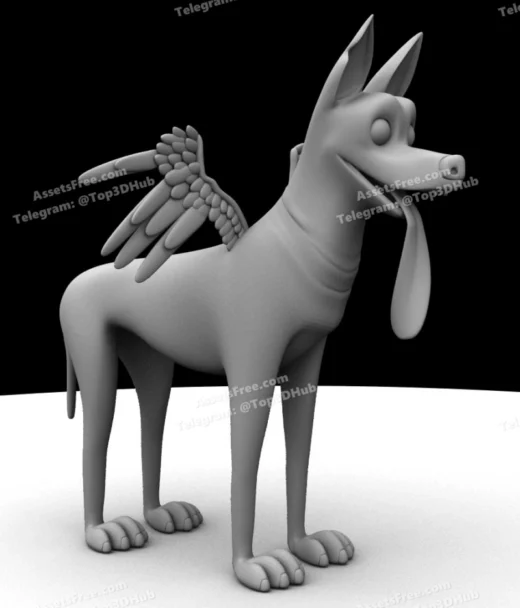 Coco Dante with wings