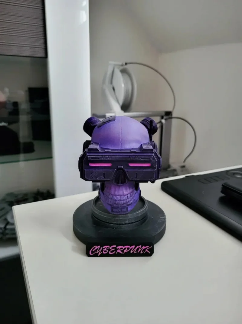 Cyberpunk+Style+Skull+(Display)