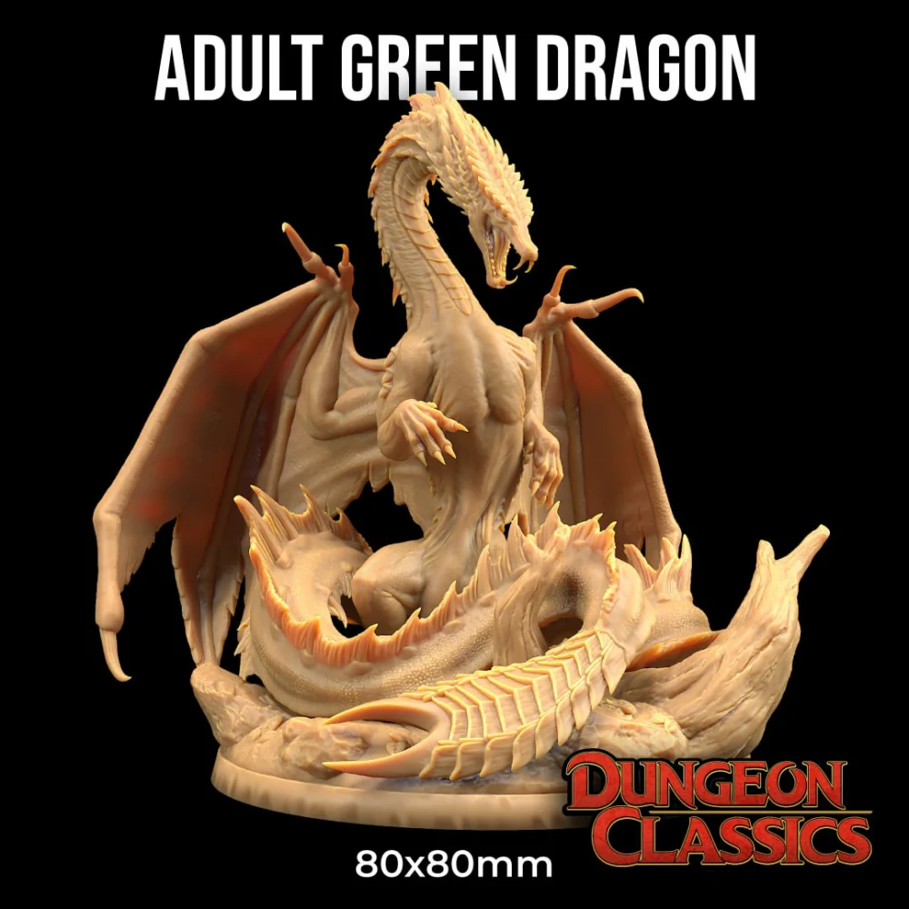 Dungeon Classics Triple Adventure Pack Adult Green Dragon