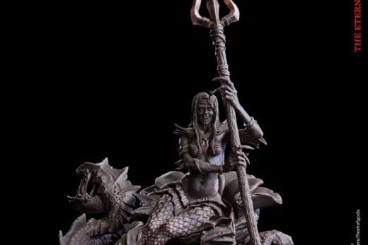Enemy Abyssal Mermaid Queen (25 mm)