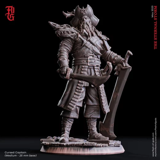 Enemy Cursed Captain (25 mm)