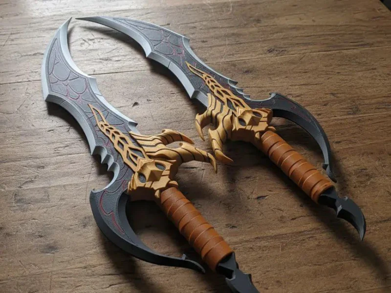 Fang Short Knife – STL 3D Print Model | AssetsFree.com Fang Short Knife