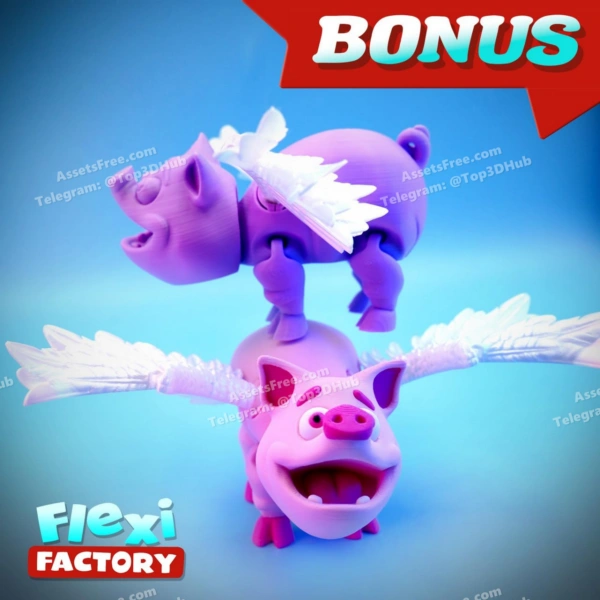 Flexi Factory Flying Pig